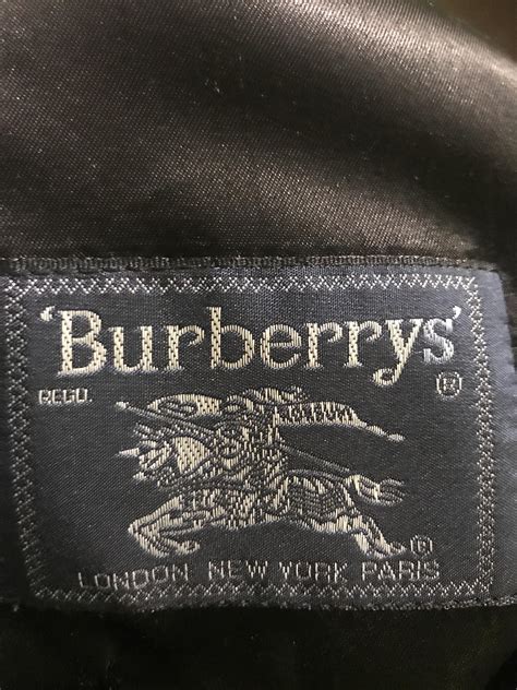 authentic burberry label.